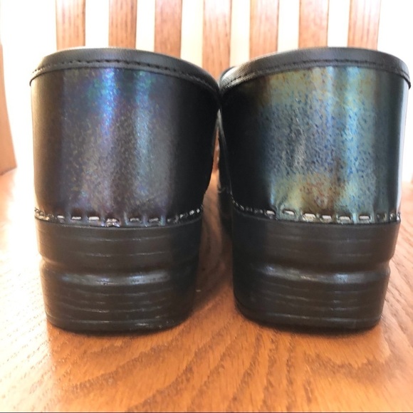 Dansko Black Iridescent Clogs, Size 42/11.5 - Picture 6 of 12